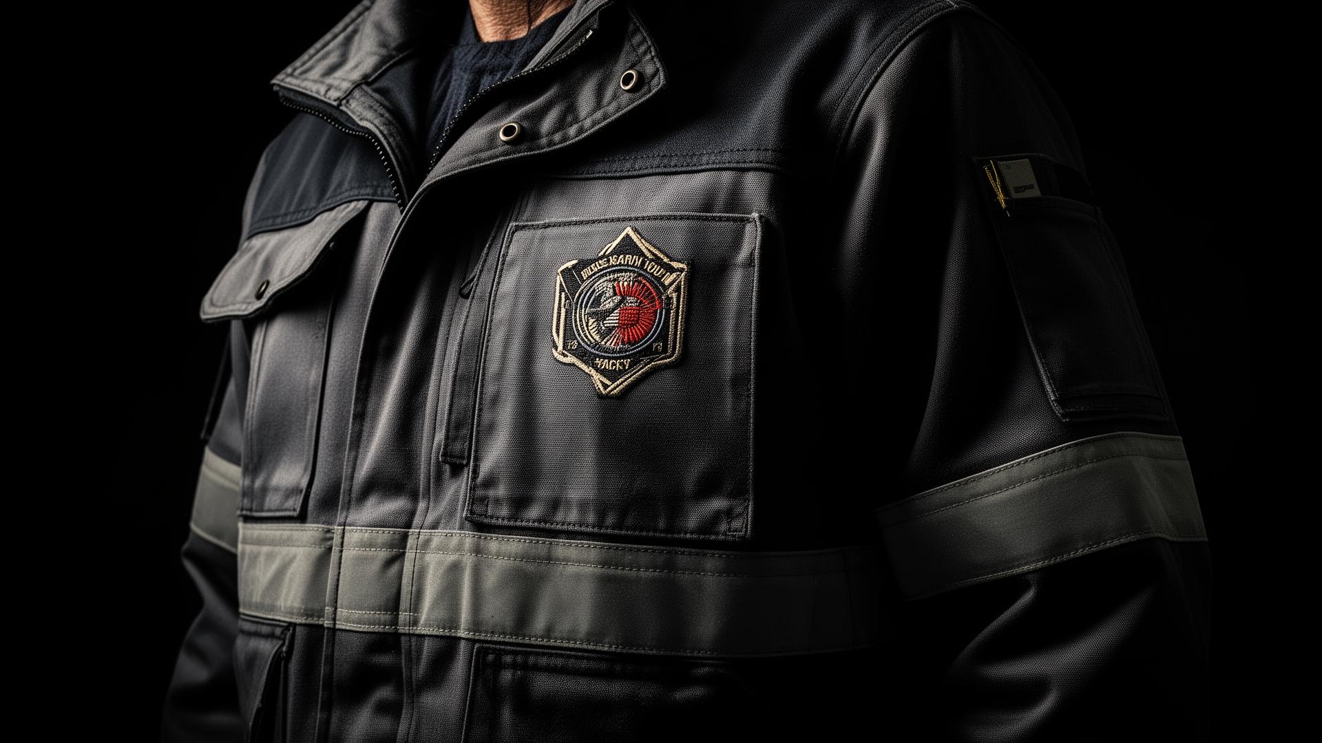 Giacca da lavoro tecnica con patch personalizzata Spanulab